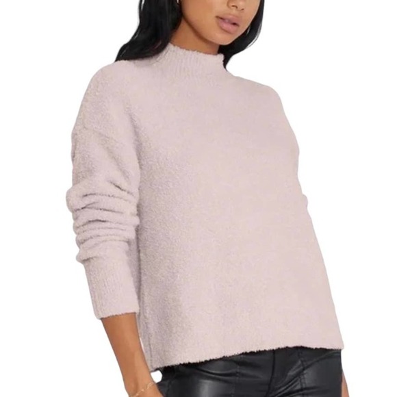 NWT Sanctuary Plush Pink Long Sleeve Sweater Top XL - Picture 1 of 8